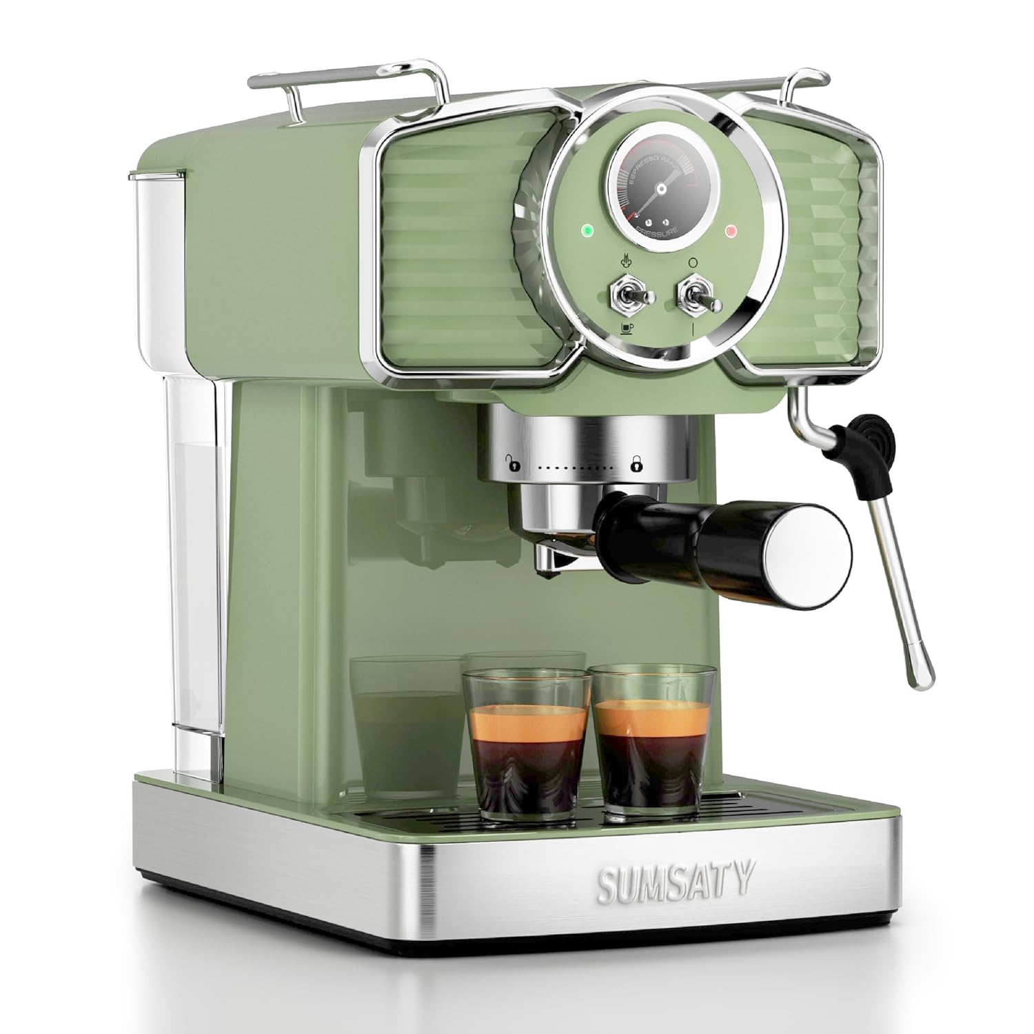 Espresso Machine 20 Bar Espresso Maker with Milk Frother Steam Wand Professional Expresso Machine for Home Cappuccino Latte