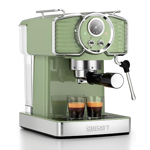 Espresso Machine 20 Bar Espresso Maker with Milk Frother Steam Wand Professional Expresso Machine for Home Cappuccino Latte