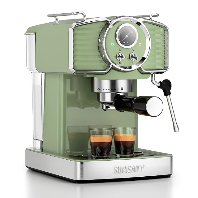 Espresso Machine 20 Bar Espresso Maker with Milk Frother Steam Wand Professional Expresso Machine for Home Cappuccino Latte