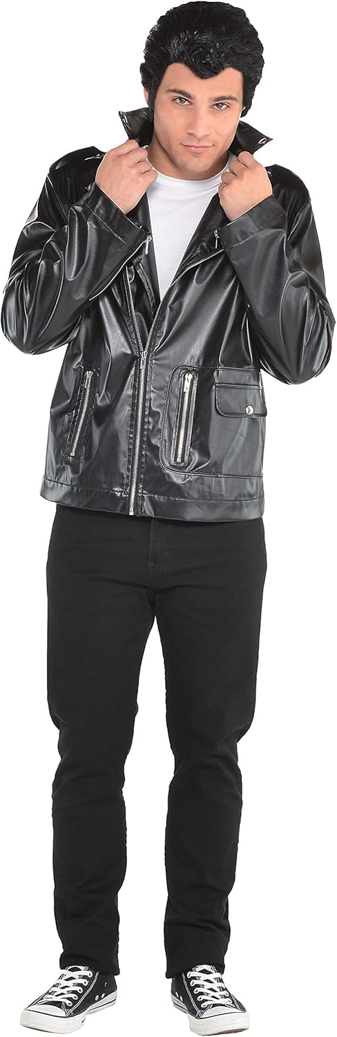 Mens Grease T-Birds Costume Jacket- Plus Size, Multicolor : Clothing, Shoes & Jewelry