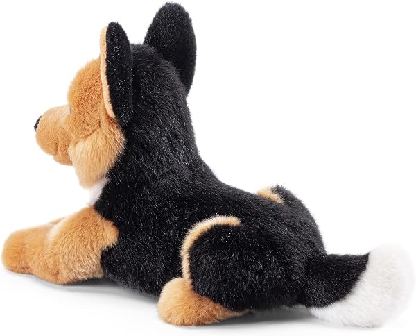Trudi Pastore Tedesco Rusty Cane peluche gioco, regalo Natale e compleanno | 14x20x28cm taglia S | Classici cani peluche | modello 22323 - 3