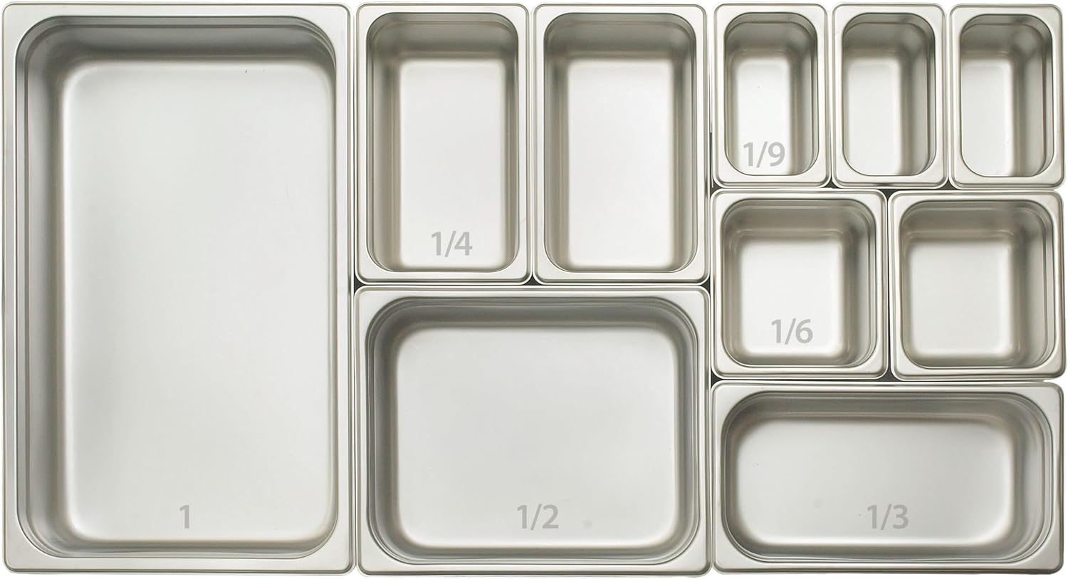 Winco Anti-Jamming Steam Pan, 1/4 by 4-Inch, Standard Weight