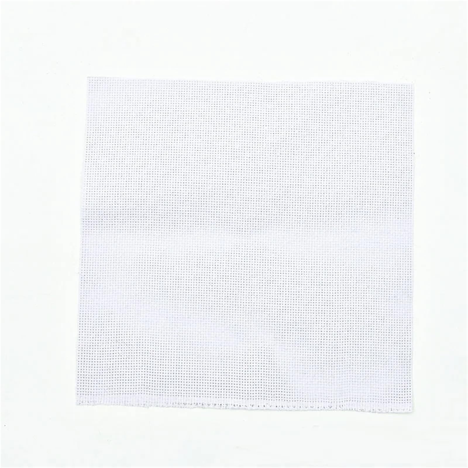 Tkanina do haftu, Tkanina do haftu krzyżykowego Płótno Mała kratka Biała Materiały ​​majsterkowania Haftowanie(11ct,30 * 40cm)