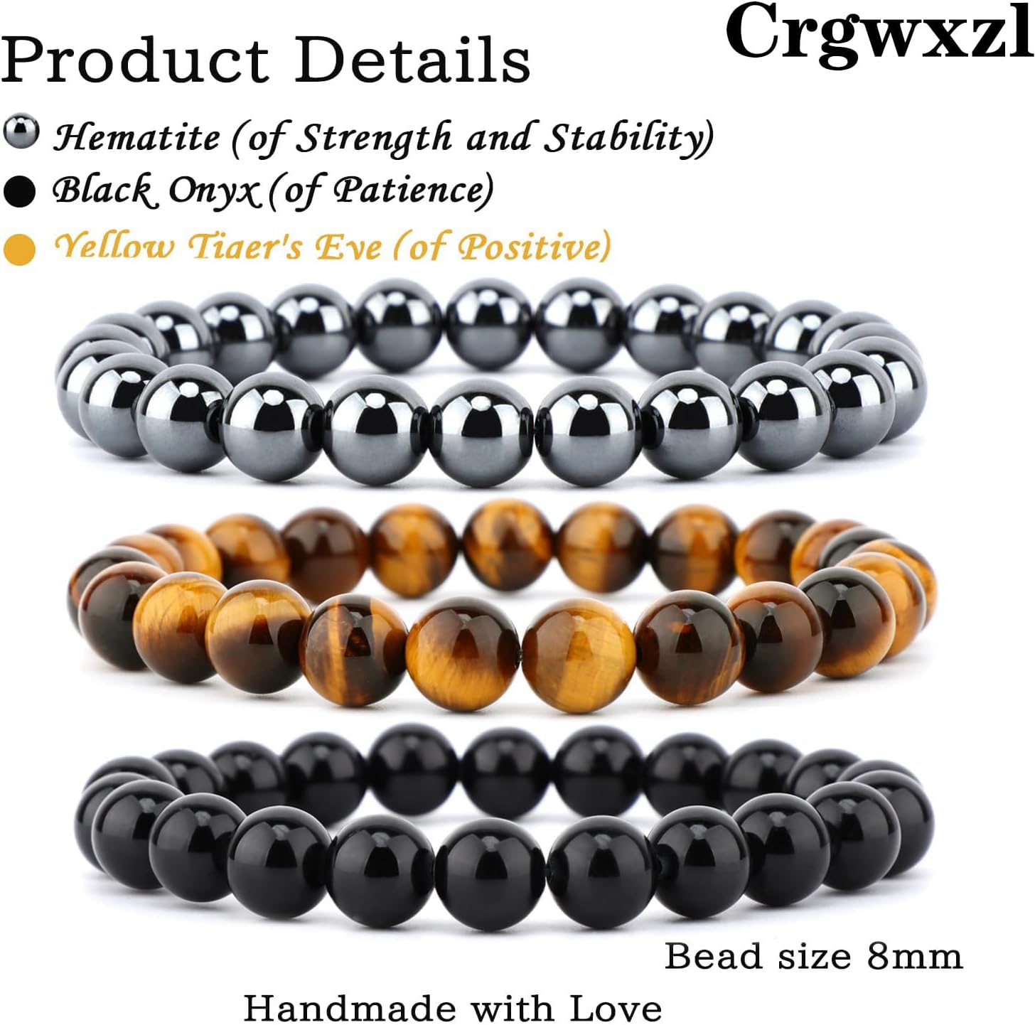 4mm 6mm 8mm Healing Crystal Bracelets for Women Men Natural Stone Beaded Stretch Bracelet Handmade Gemstone Reiki Spiritual Jewelry Gifts - Image 4