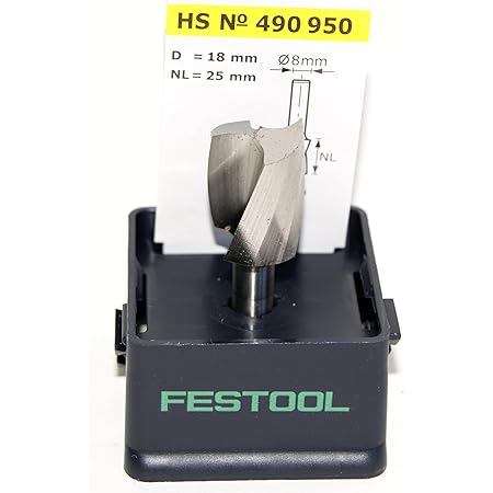 Festool Fraises à rainurer hélicoïdale HS Spi S8