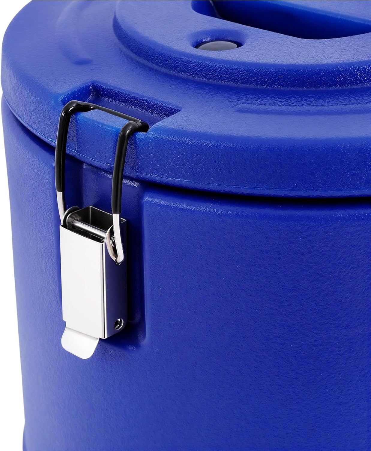 DYNAMI 3.8 Gal Insulated Food Container, Portable Commercial Food Warmer Insulated Soup Container Cold Hot Box for Catering,Stainless Steel Inner Liner, Sealed and Leak-proof (Blue, 3.8 Gal)