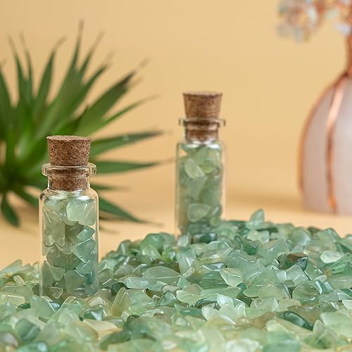 Miniatura 7 de Crocon Chips de jade verde triturado de 12 libra, piedra a granel, más de 1100 quilates, piezas de cuarzo natural, piedras preciosas de forma