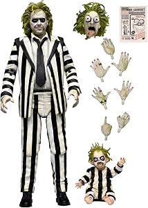 NECA Beetlejuice Striped Suit 7 inch Scale Ultimate Action Figure
