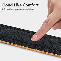 Vista 4 de Joytale - Collar reflectante para perro, collar de nailon transpirable con acolchado de neopreno suave para mascotas, ajustable para cachorros