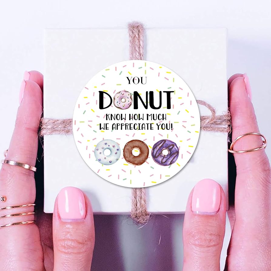 Amazon.com : Donut Know How Much We Appreciate You Stickers, 40 2 Inch Teacher, Employee Thank You Appreciation Favor Labels : Office Products amazon-com-donut-know-how-much-we-appreciate-you-stickers-40-2-inch-teacher-employee-thank-you-appreciation-favor-labels-office-products