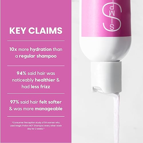 Miniatura 8 de Simply Smooth Magic Potion NOT Shampoo  Acondicionador limpiador sin espuma Co Wash  Limpia el cabello mientras añade hidratación intensa  Protege