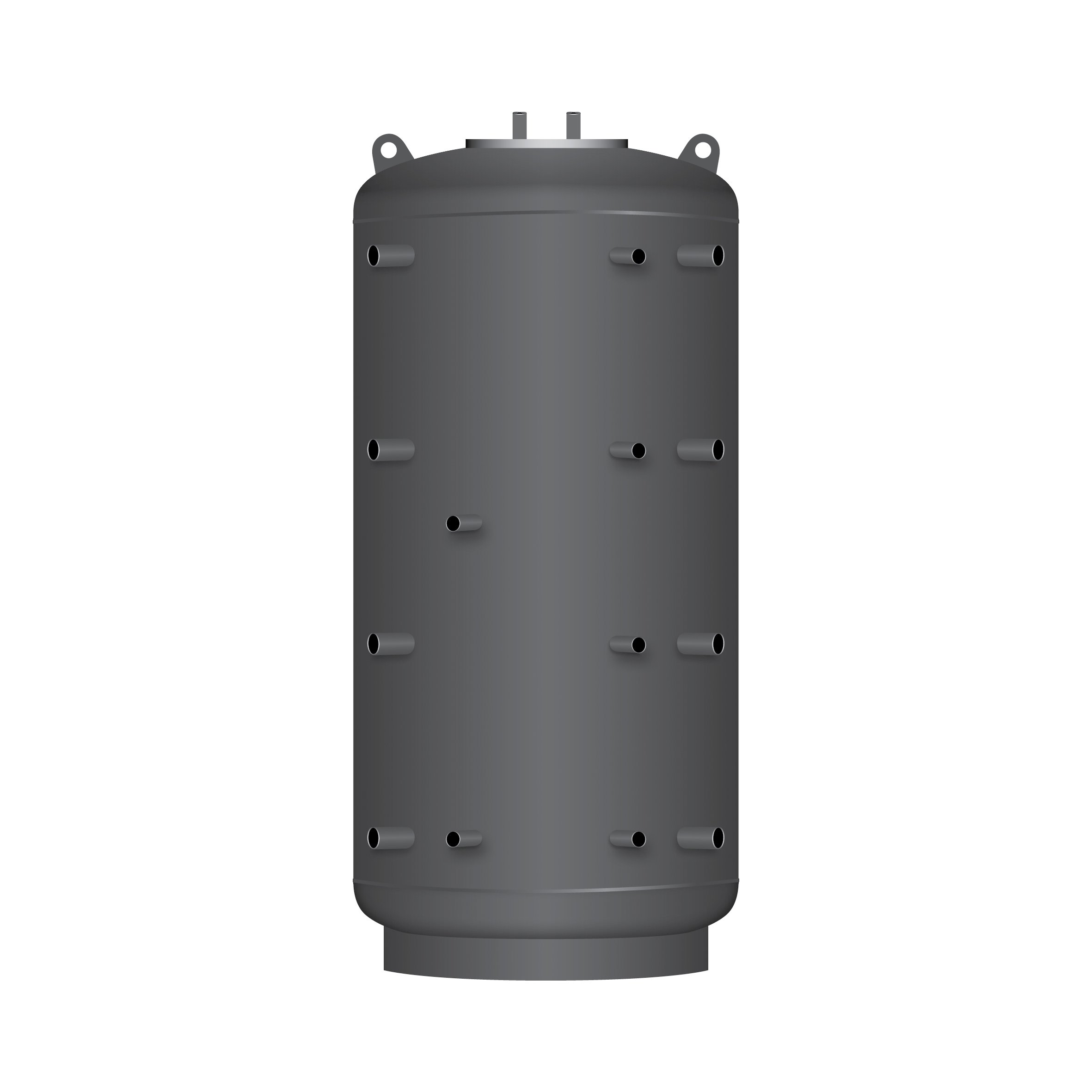 Higiene Memoria Ker de 1500 L, 1 intercambiador de calor, con 120 mm Aislamiento