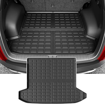 powoq Trunk Mat Compatible with 2022-2026 Hyundai Tucson Cargo Liner TPE Trunk Liner Fit with Optional Bose Premium Audio System Replacement for 2022-2025 2026 Hyundai Tucson Accessories Trunk Mat