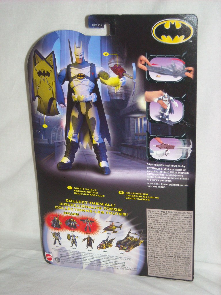 Laser Batman & Arctic Batman フィギュア　2点セット Amazon.com: Batman Deluxe Figure: Artic Shield Batman : Toys & Games