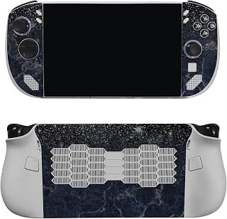 Gaming Skin Compatible with Lenovo Legion Go S (2025) - Dark Shimmer Marble - Premium 3M Vinyl Protective Wrap Decal Cover - Easy to Apply | Crafted in The USA by MightySkins