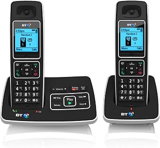 BT 6500 Cordless DECT Phone with Answer Machine and the Popular Nuisance Call Blocking Feature (Pack of 2 Handsets) BT6500 Twin