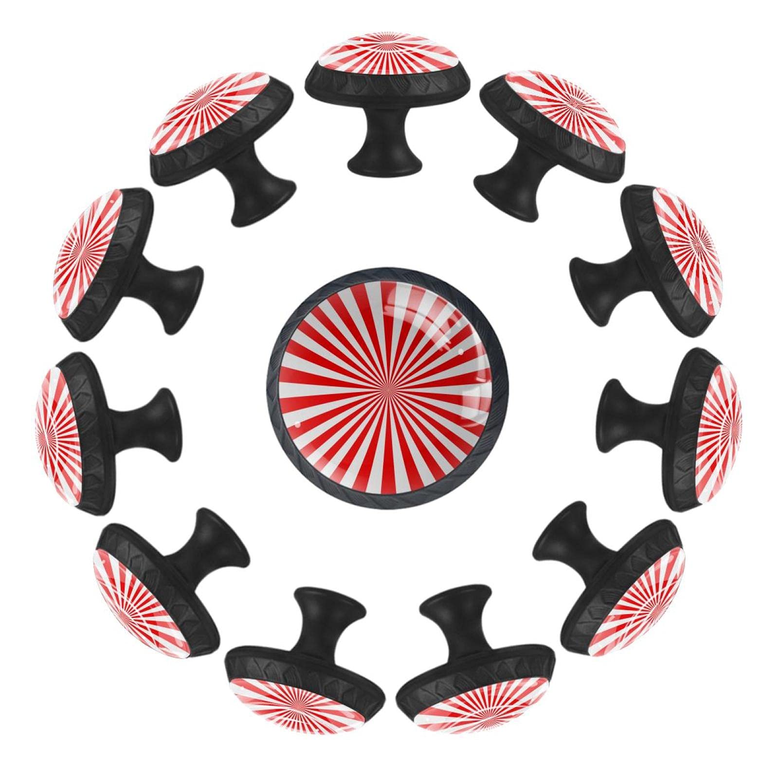 Boutons de tiroir ronds 35mm rouge : modernisez facilement votre commode