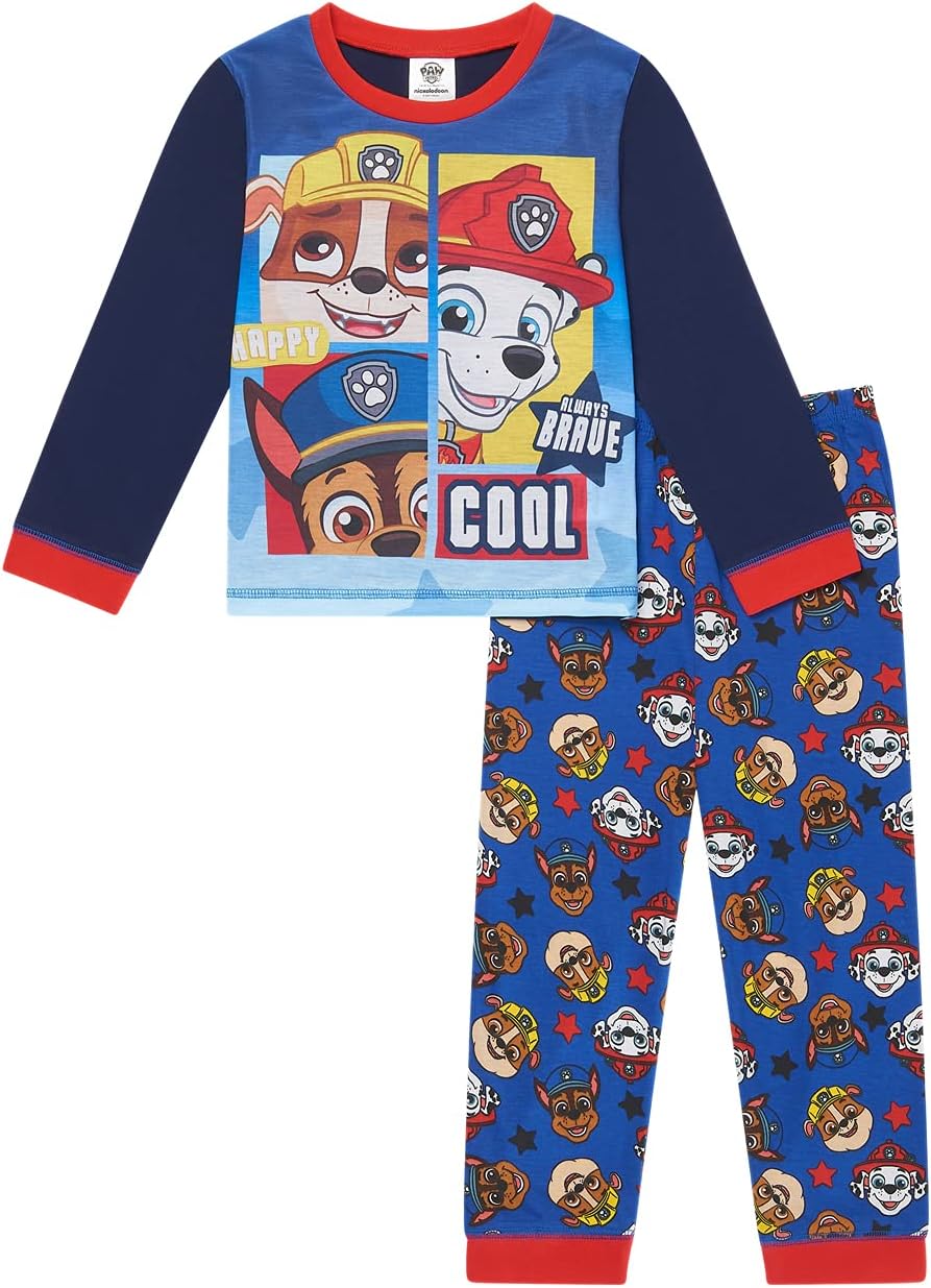 Paw Patrol Boys Pyjamas, Chase And Marshall Pjs Set, Ages 18 Months To 7 Years Official Merchandise 5 6 Years Blue 106000 - View #7