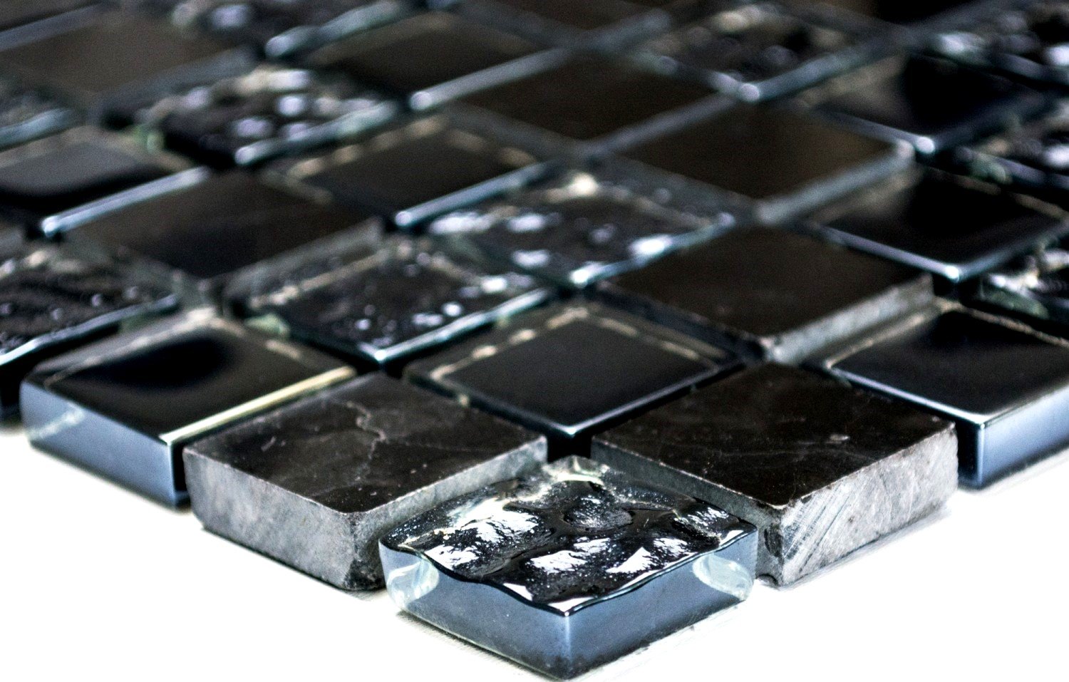 Mosaïque Pierre Valona Noire | Ceramic Connection