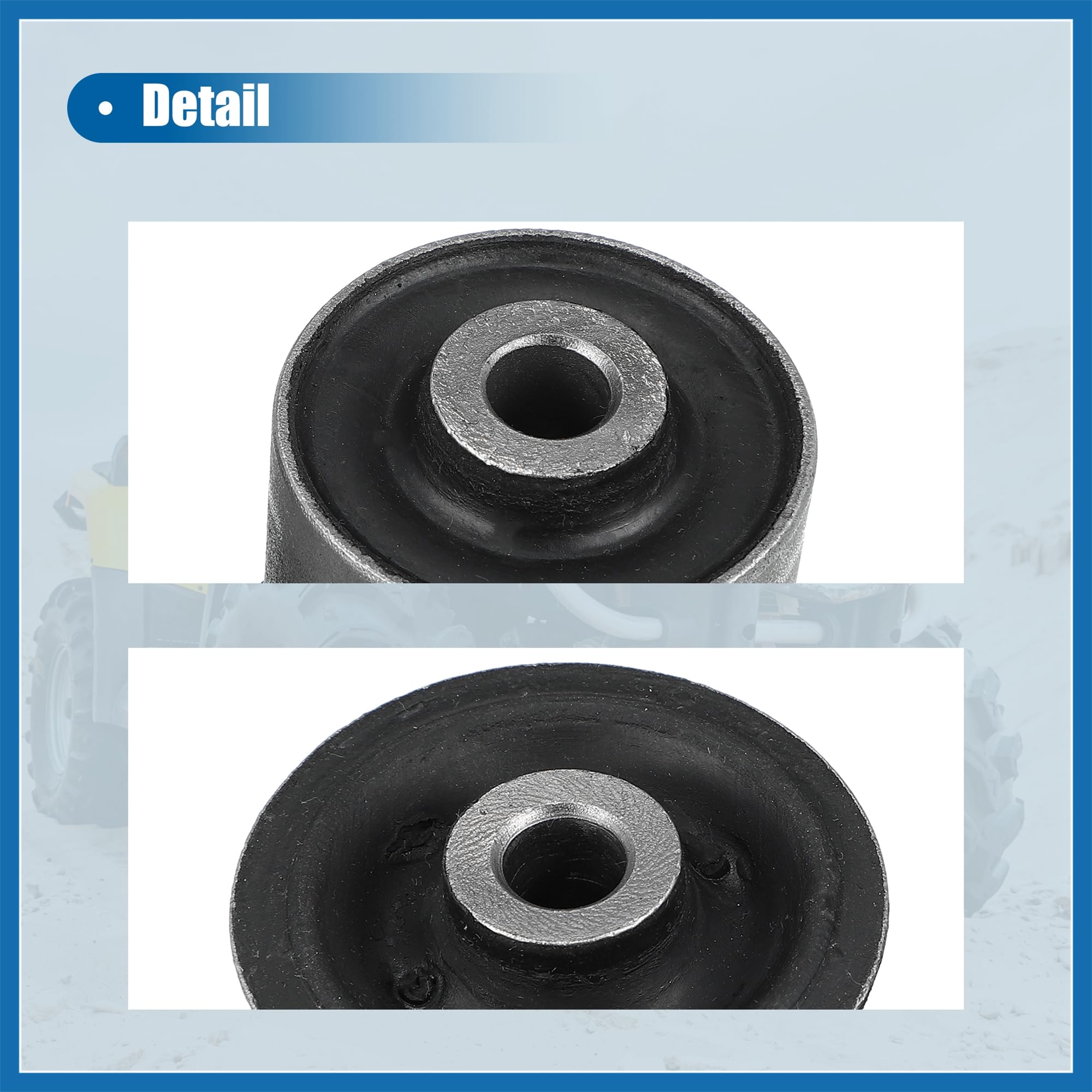 A ABSOPRO 2pcs Supérieur Avant Voiture Contrôle Arm Douille Suspension Remplacement 52088214 pour Jeep Grand Cherokee 2000-2004 Remplacement d'article