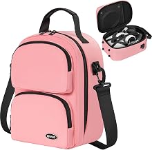 Large Carrying Case for Oculus Quest 2/Meta Quest 3/Quest 3S, Travel Case for BOBOVR S3 Pro/Kiwi Design Battery Head Strap and Other Accessories Travel Storage Case (Pink)