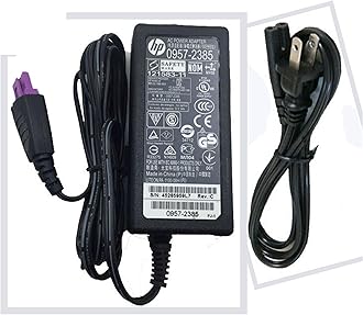 PEKTAS Power Adapter Supply Cord for HP 0957-2403 0957-2385 Printer HP Deskjet 1010 1012 1510 1512 1514 1518 2515 2540 2542 2544 2548 HP Officejet 2620 with Power Cord