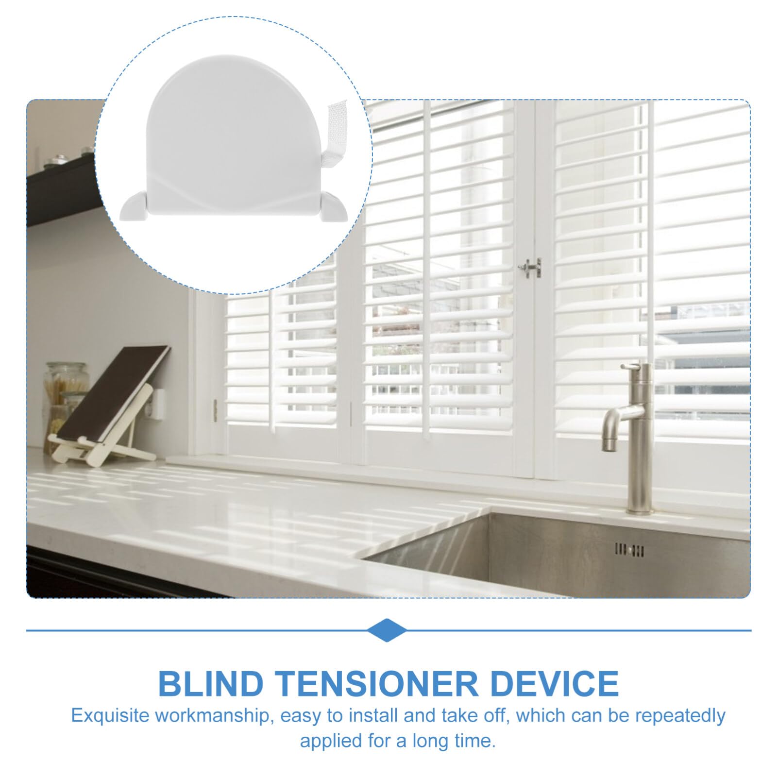 IMIKEYA Roller Blinds Shutter Winder Box with Webbing Strap Manual Roller Tensioner Device for Household Blinds Accessories Window Shutter Box with Easy Pull Operation - Image 4
