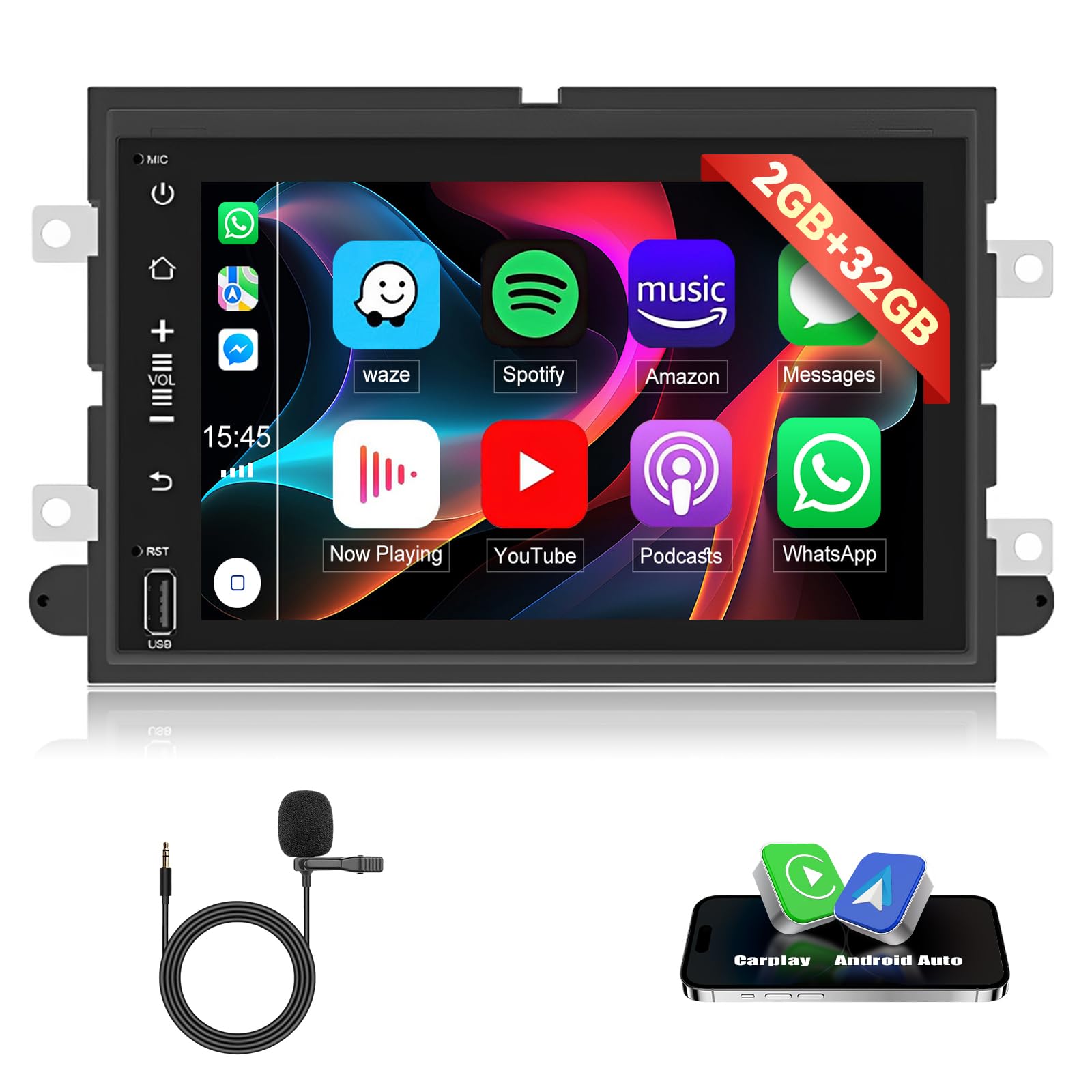 Amazon.com: EWLSAC Android 13.0 Car Stereo Radio Player for 2004