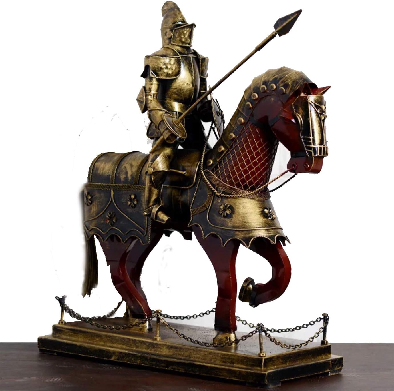 Knight in Armor Model Ornament Metal Art Craft Home Furnishing,Living Room Furnishing (JH360)