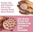 SILENCIO Hair Scalp Massager Shampoo Brush with Soft Silicone Bristles for Hair Care, Head Relaxation, Anti Dandruff, Exfoliating and Hair Growth with Scalp Care Manual Head Massager (Pink) gallery image