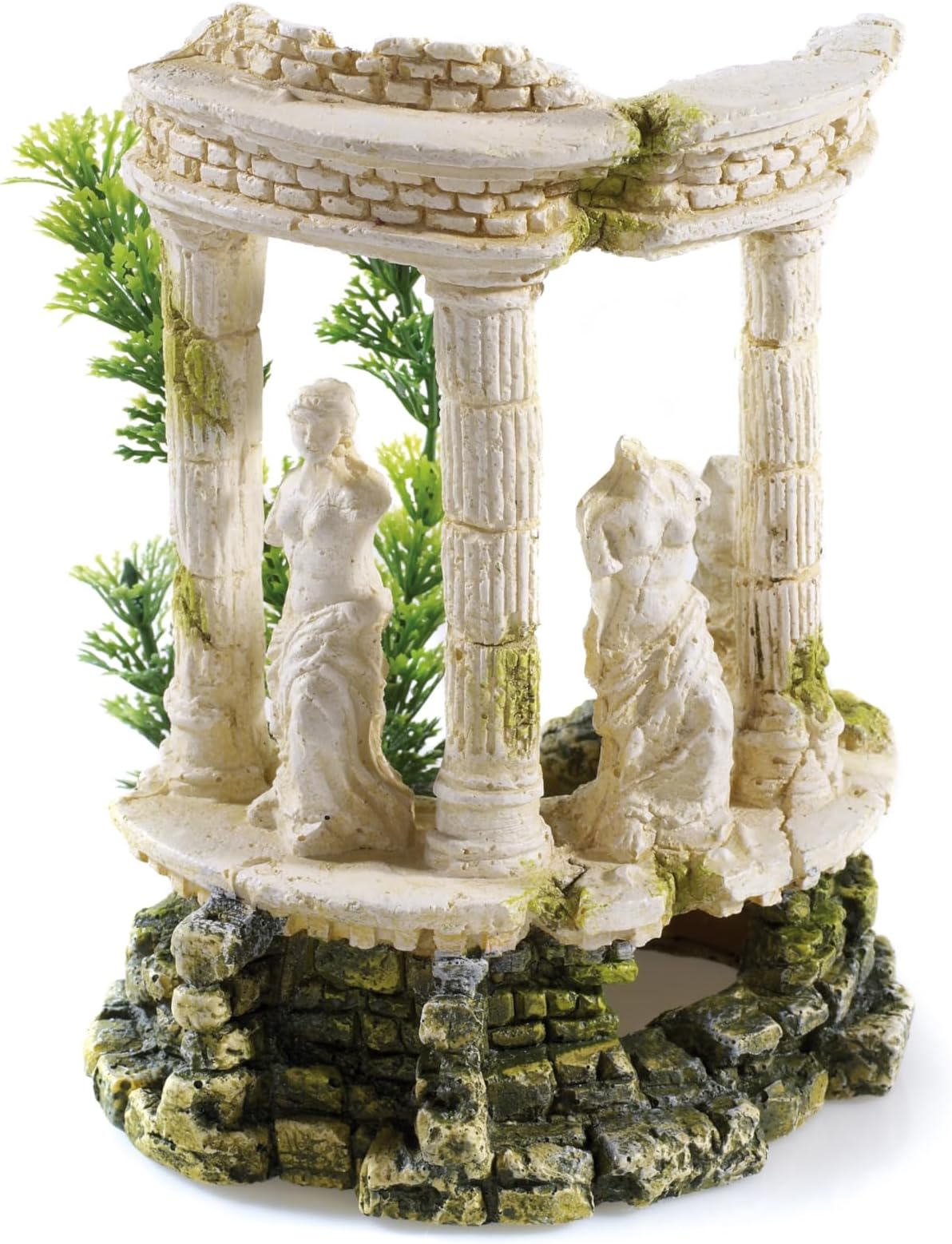 CLASSIC Grecian Goddess Aquarium Ornament 130 x 120 x 175 mm Hand-Painted Non-Toxic Resin Decoration for Freshwater Tanks