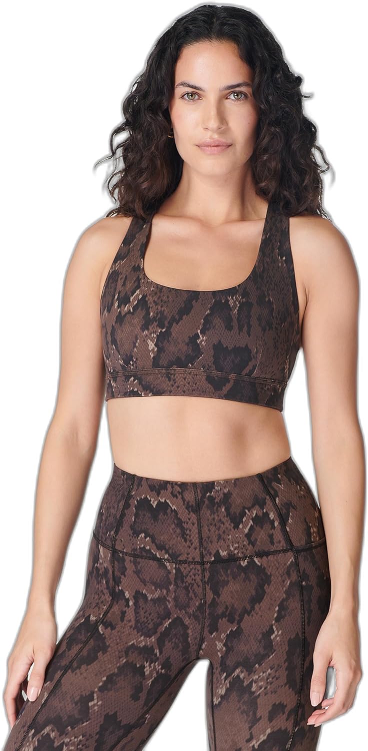 Sweaty Betty Women's Super Soft Reversible Yoga Workout Sports Bra
