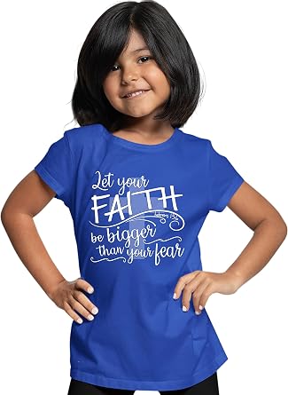 Go All Out Youth Let Your Faith Be Bigger Than Your Fear Christian T-Shirt