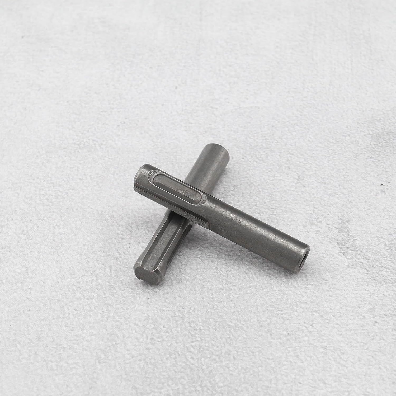 2pcs SDS to 1/4 Inch Hex Shank Drill Bit Adaptor Magnetic Socket Driver Conversion Tool Drill Bit Adaptor 1/4 Converter Socket for SDS Hammer Drilling Tools 60mm
