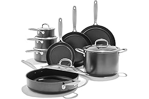oxo cookware set: Softworks 13 Piece N-S Cookware Pots and Pans