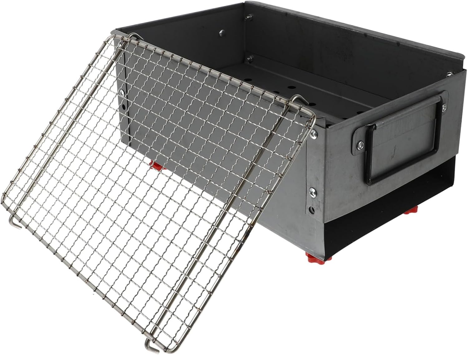 Outdoor Barbecue Grill for Camping Iron Alloy BBQ Grill Thin Mesh for Barbecue and Camping Cooking Equipment