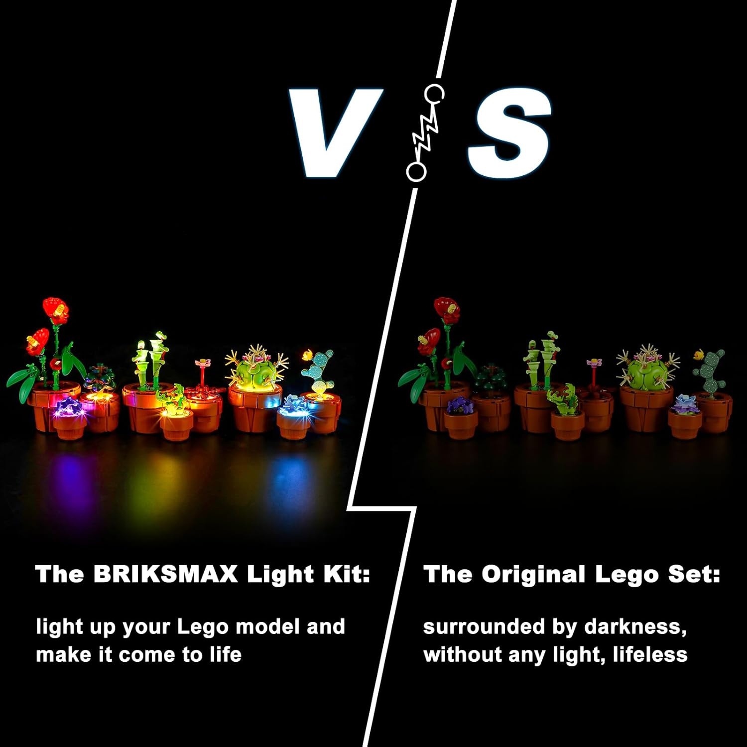 BRIKSMAX Light Kit for Lego-10329 Tiny Plants - Compatible with Lego Icons Building Set- Not Include Lego Set