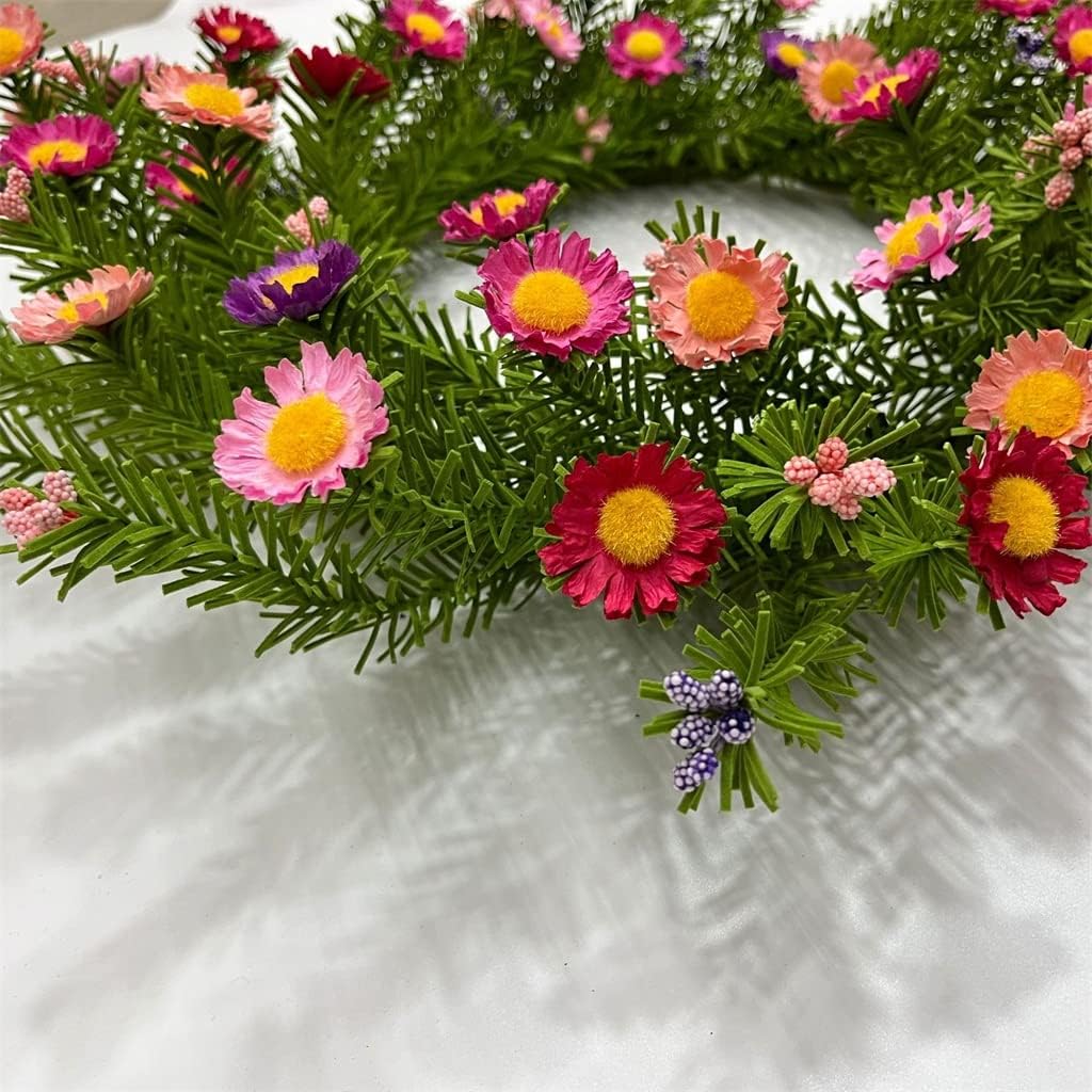 Small Daisy Wreath Door Decoration Hanging Wall Handicraft Home Gifts