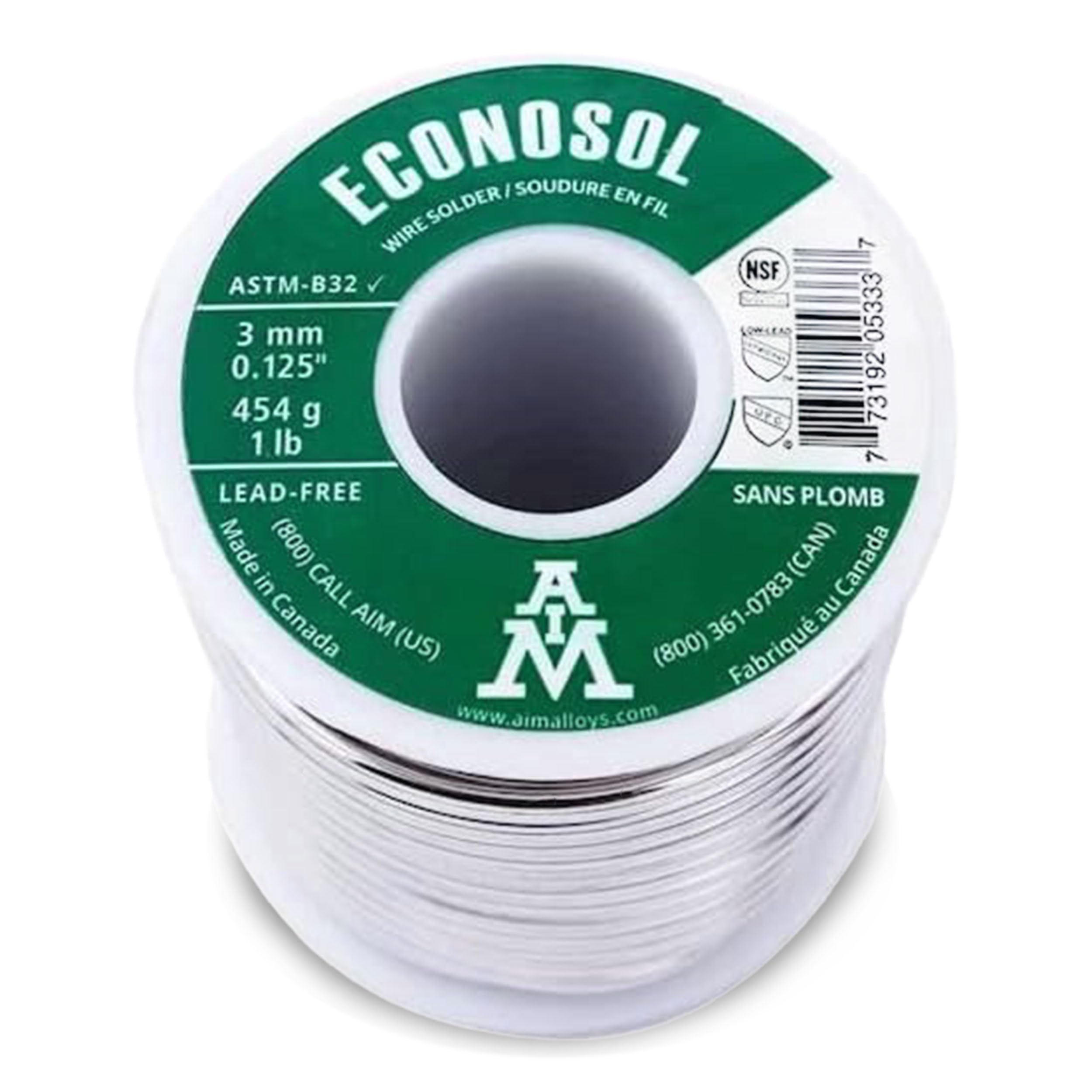 AIM 5333 Econosol 97/3 Przewód lutowniczy bezołowiowy