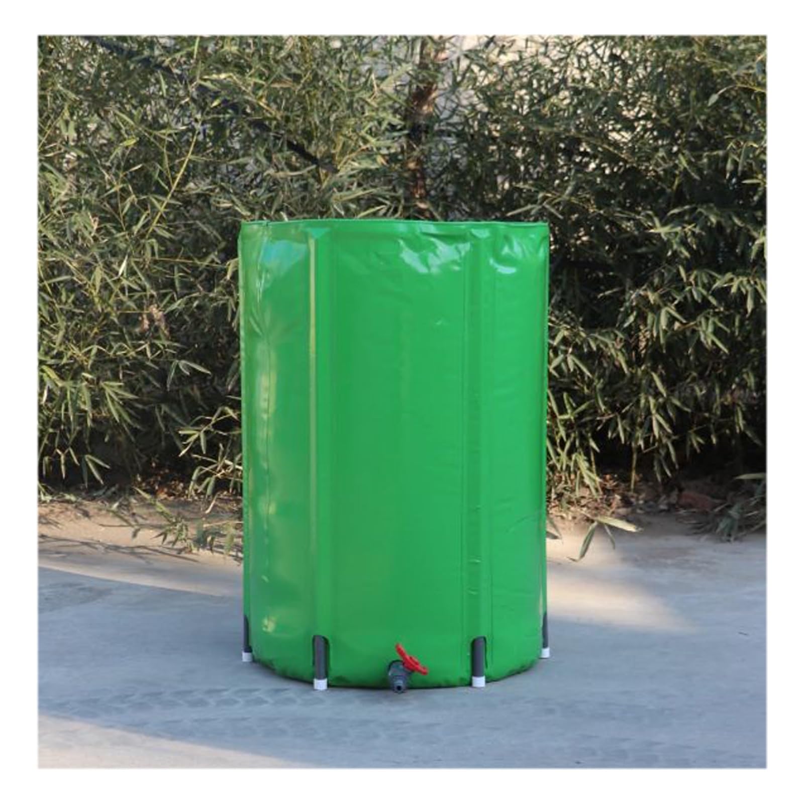 Barile pieghevole per la raccolta dell'acqua piovana da 160 l, con design a tenuta stagna per un facile approvvigionamento idrico, ideale per giardinaggio ecologico e uso esterno