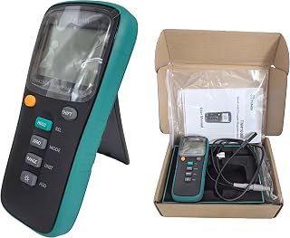 Hand-held Fluxgate Magnetometer Single Axis Magnetic Strength Tester for Measuring The Weak Magnetic Field with Accuracy 1% Measurement Range 1000 μT 5-Digit Decimal Display