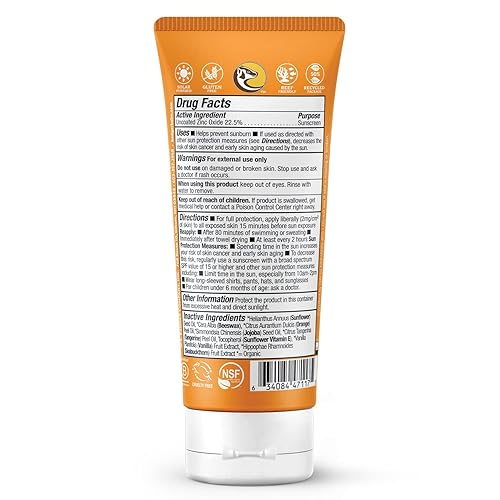 Miniatura 7 de Badger Protector solar mineral SPF 40 para niños y SPF 35 protector solar mineral para niños, protector facial para niños  Protector solar para