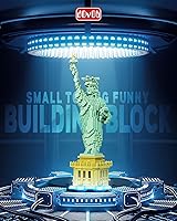 Vista 3 de dOvOb Estatua de la Libertad Micro Mini Bloques Conjunto de Construcción (2510PCS) - Modelo Arquitectónico Juguetes