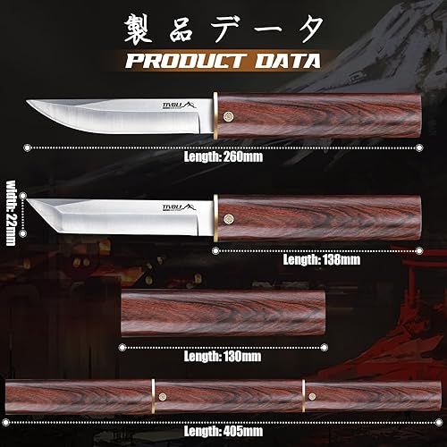 Miniatura 4 de TIVOLI Cuchillo de filete y deshuesador de 8.5 pulgadas para recortar carne, afilado forjado a mano alemán 1.4116 Super Steel Full Tang y diseño de