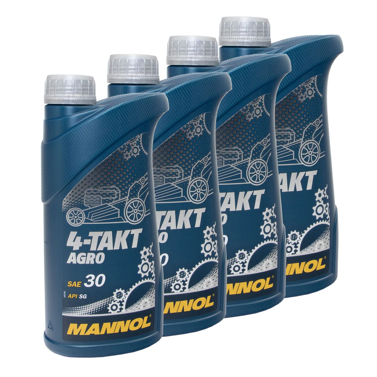 Motoröl Motor Öl für 4-Takt Traktoren Rasenmäher Agro SAE 30 MANNOL API SG 4 X 1 Liter