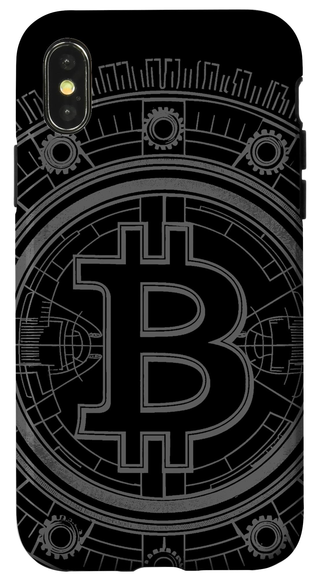 Amazon.co.jp: iPhone X/XS ビットコインロゴ スチームパンク BTC 暗号通貨 スマホケース : 家電＆カメラ