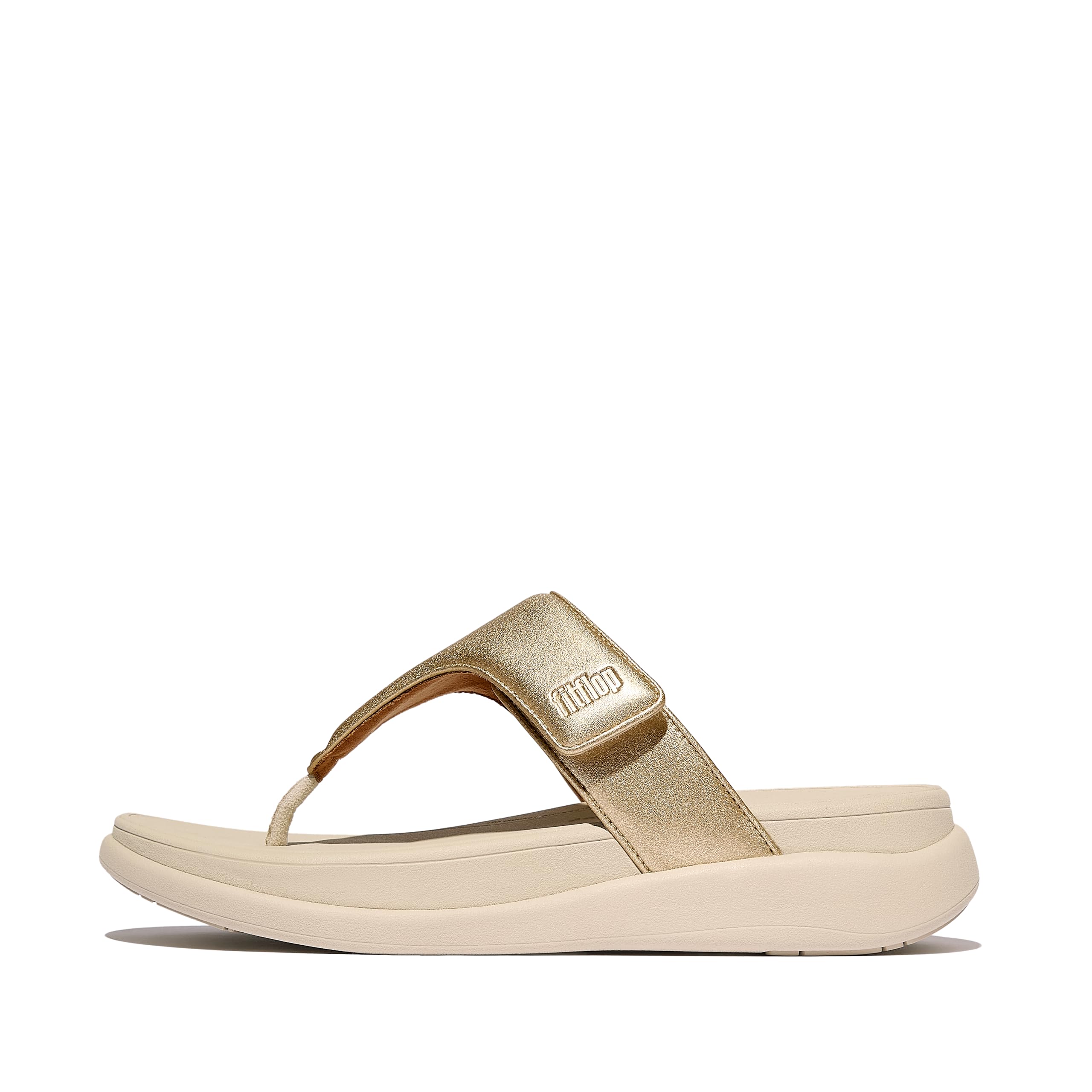 FitFlop F-mode Go Adjustable Flatform Toe-post Sandals Sandali con zeppaDonna