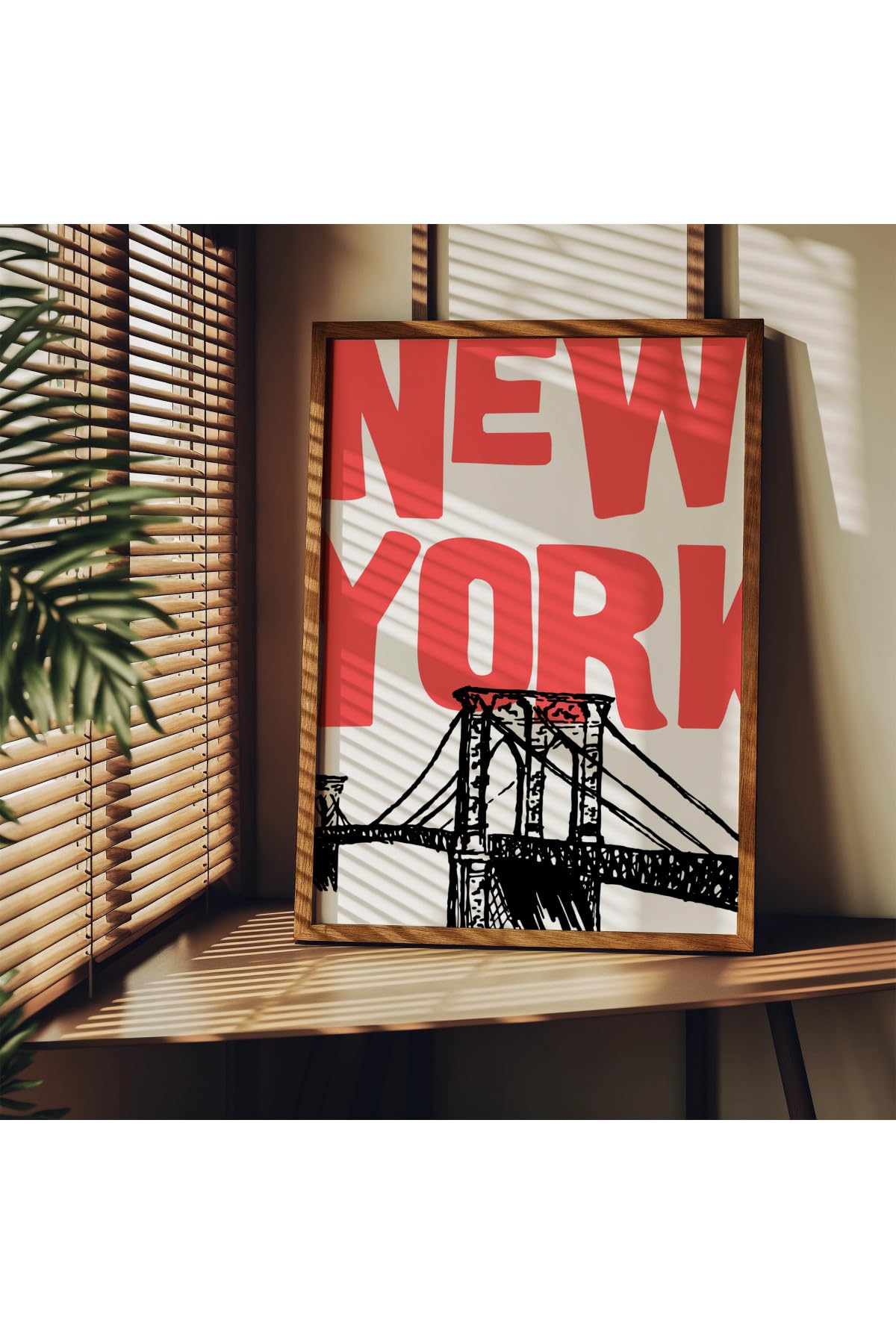 Fark Tanıtım NewYork Çerçevesiz Poster, Modern Dekoratif Çerçevesiz Poster, Tablo, NewYork-1, 21 x 30