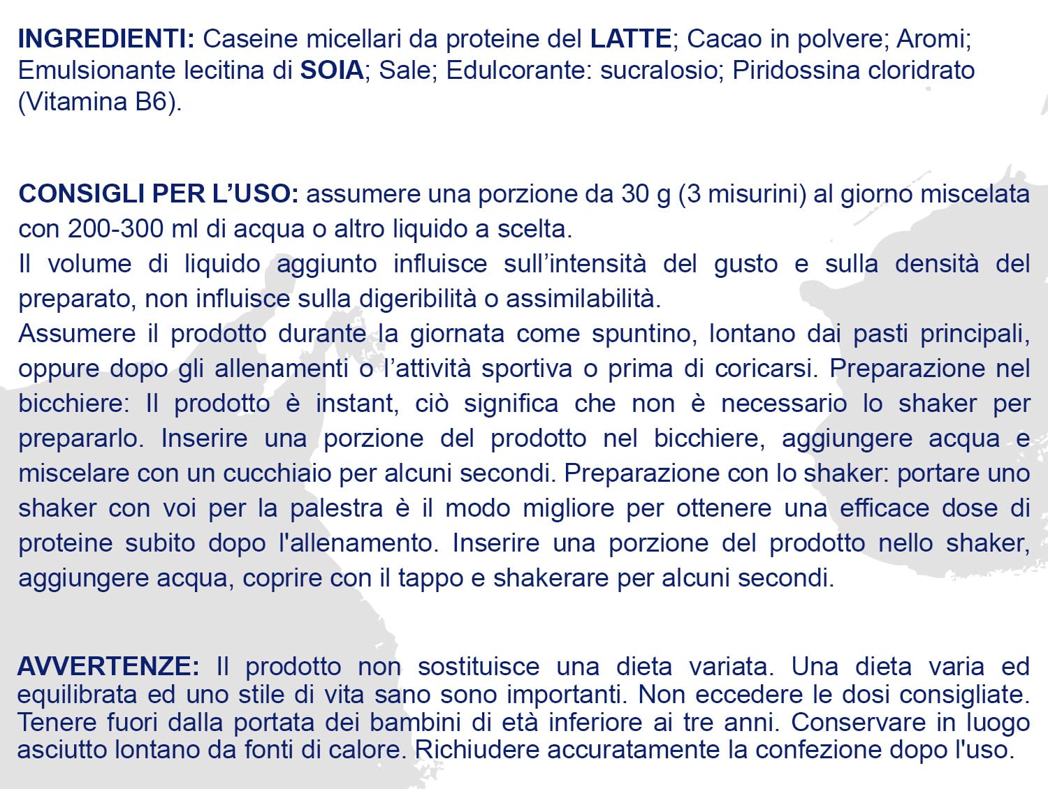 PROLABS PRIME CASEIN - 1 Kg - Cioccolato - Integratore alimentare di proteine del latte - Purissime caseine micellari - Crescita e mantenimento della massa muscolare