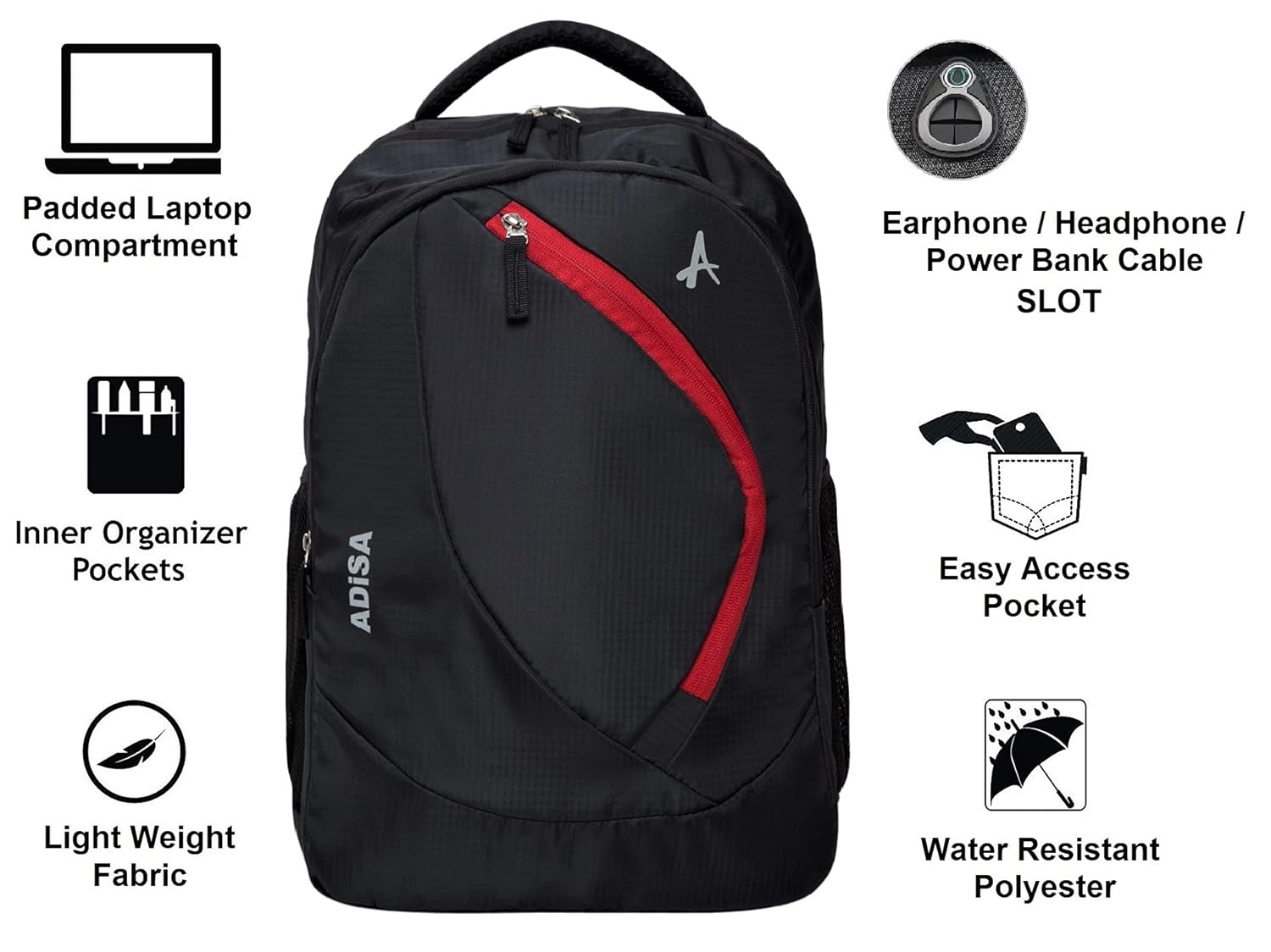 ADISA Laptop Backpack 31 Ltrs 12 71bNRAteSsL. SL1500